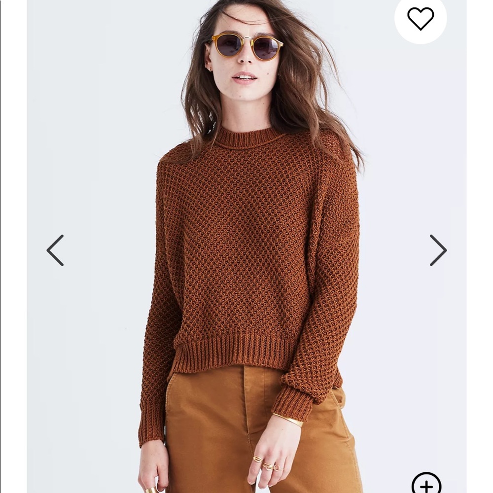 Madewell French Quarter Pullover Sweater - Large